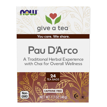 Give A Tea TLC Throat & Lung Care Elderberry Tea Blend, Caffeine-Free, Kosher, Halal, Non-GMO, 24 Tea Bags, 1.7 Ounce (Pack of 6)