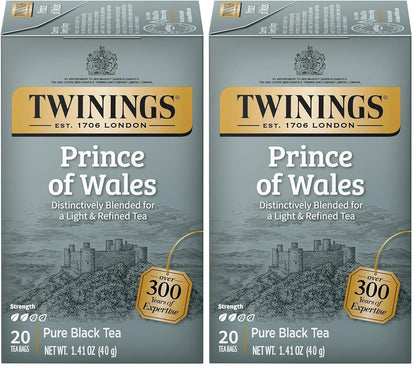 Twinings Mango & Pineapple Herbal Tea Individually Wrapped Bags, 20 Count (Pack of 6), Naturally Caffeine-Free, Enjoy Hot or Iced, 120 Teabags