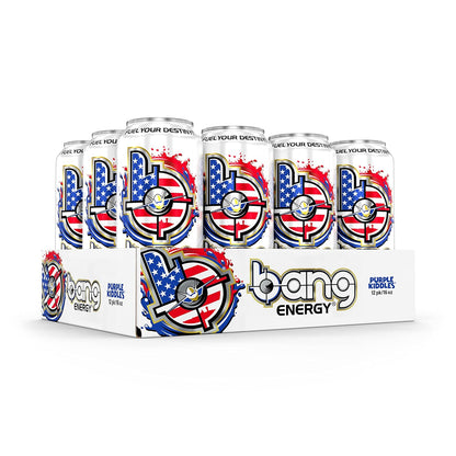 Bang Energy Nectarine Blueberry, Sugar-Free Energy Drink , 16-Ounce.