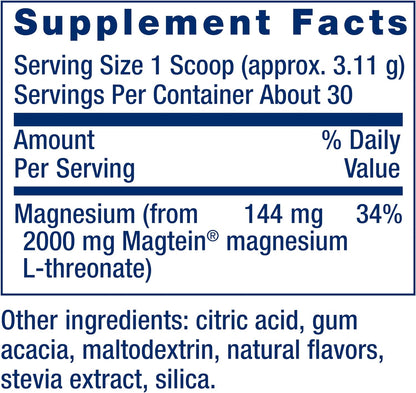 Life Extension Neuro-Mag Magnesium L-Threonate, Magnesium L-threonate, Memory Health, Quick Thinking, Cognitive Health Support, Vegetarian, Non-GMO, 90 Vegetarian Capsules