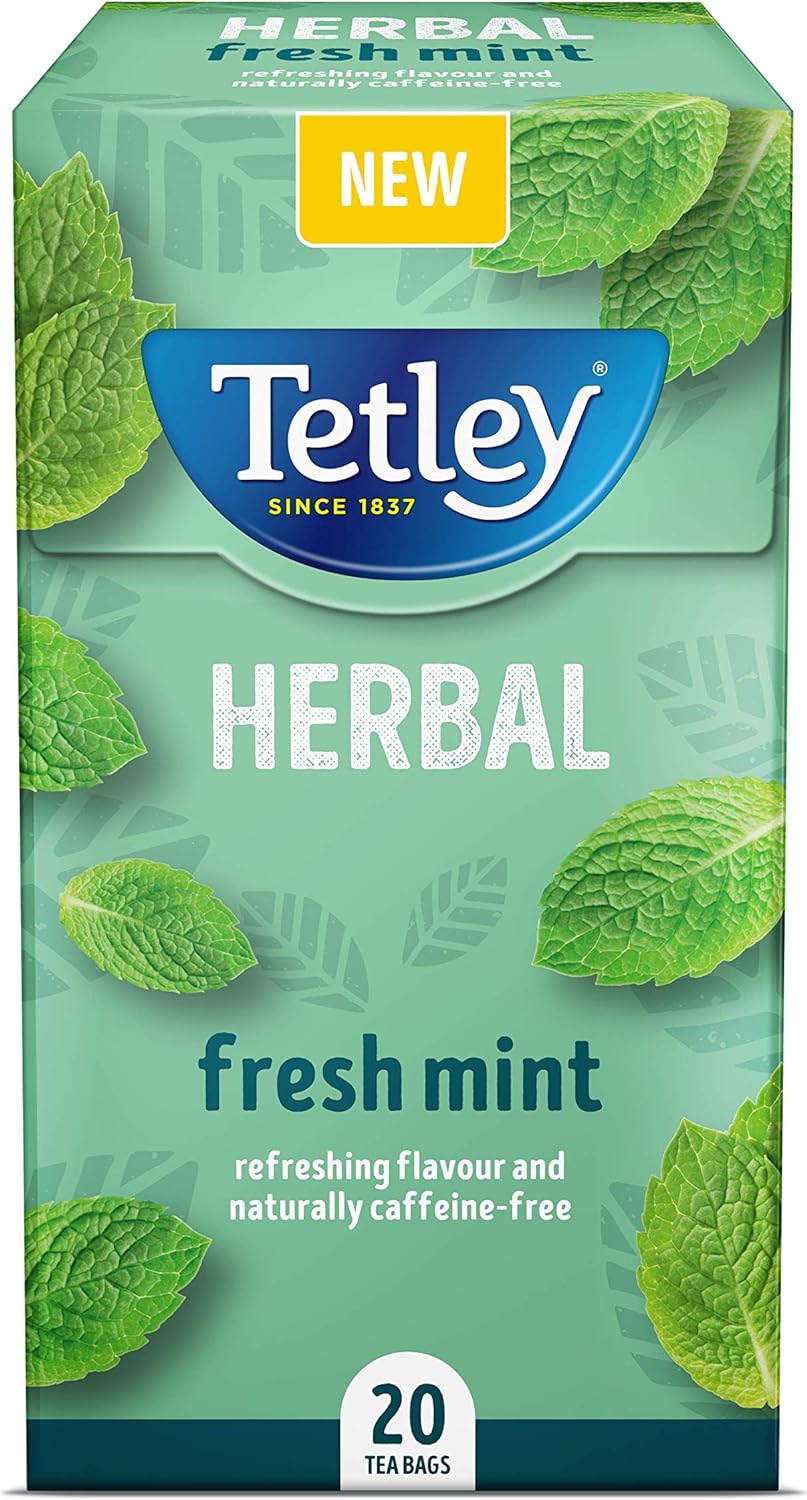 Tetley Super Green Matcha 20 Tea Bags Per Box (4 Boxes)