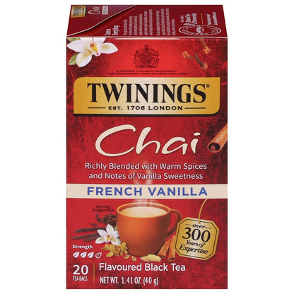 Twinings Mango & Pineapple Herbal Tea Individually Wrapped Bags, 20 Count (Pack of 6), Naturally Caffeine-Free, Enjoy Hot or Iced, 120 Teabags