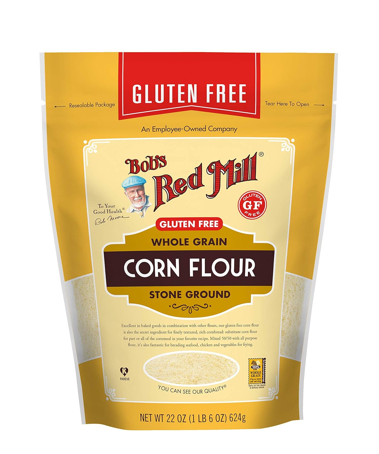 Bob's Red Mill Gluten Free Corn Flour - 24 Oz