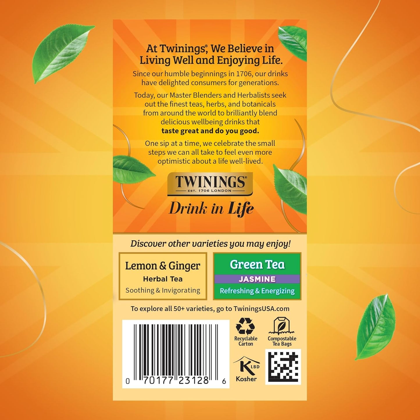 Twinings Wild Berries Herbal Tea Individually Wrapped Bags, 20 Count (Pack of 1), Full-Flavoured, Naturally Caffeine-Free, Enjoy Hot or Iced, 20 Teabags