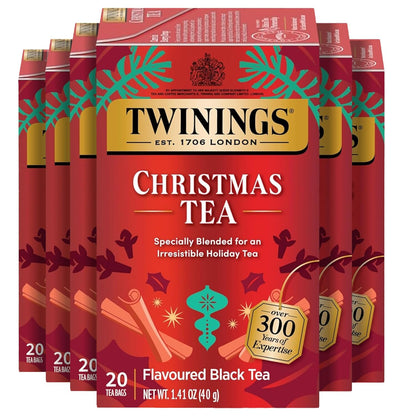 Twinings Mango & Pineapple Herbal Tea Individually Wrapped Bags, 20 Count (Pack of 6), Naturally Caffeine-Free, Enjoy Hot or Iced, 120 Teabags