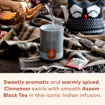 ORGANIC INDIA Tulsi Moringa Tea Bags - Holy Basil, Lemongrass, Moringa Leaves, Stress Relieving & Nourishing, Immune Support Tea, Vegan, Certified Organic, Caffeine-Free - 18 Infusion Bags, 6 Pack
