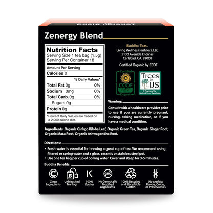 Buddha Teas Organic Dandelion Root Tea – 18 Bleach-Free Tea Bags – Caffeine-Free Tea with a Rich, Earthy Taste, Natural Source of Vitamins, Minerals, and Antioxidants, Kosher, GMO-Free