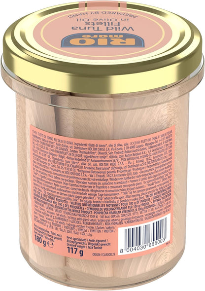 Rio Mare Tuna Fillets in A Glass Jar, 180g