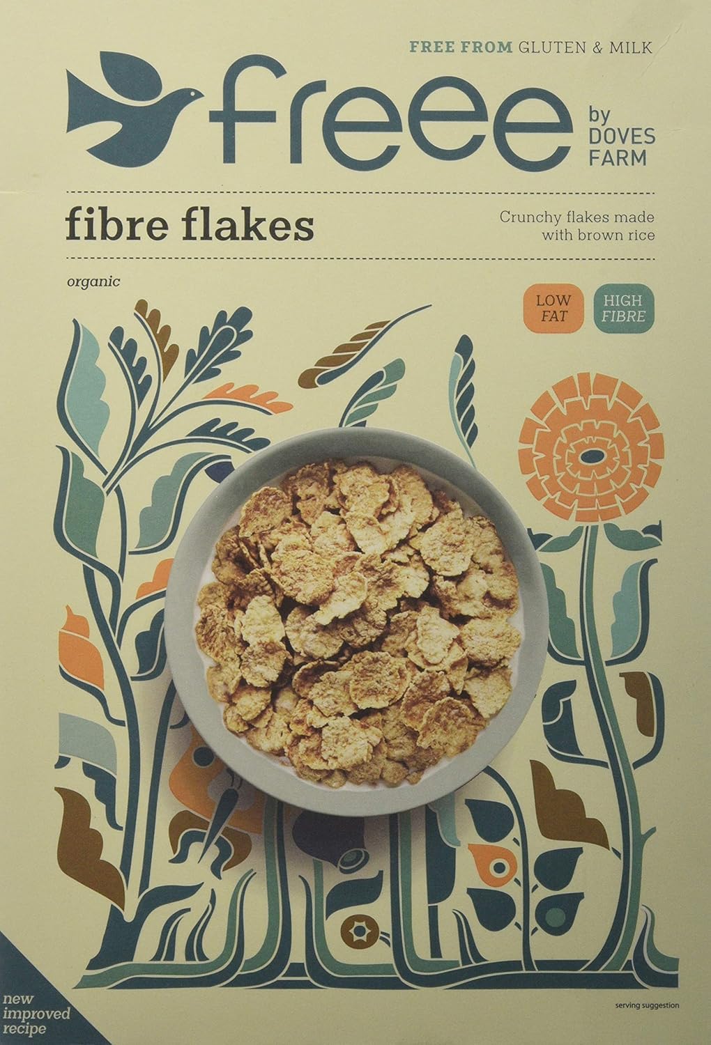 Doves Farm Fibre Flakes, 375 g