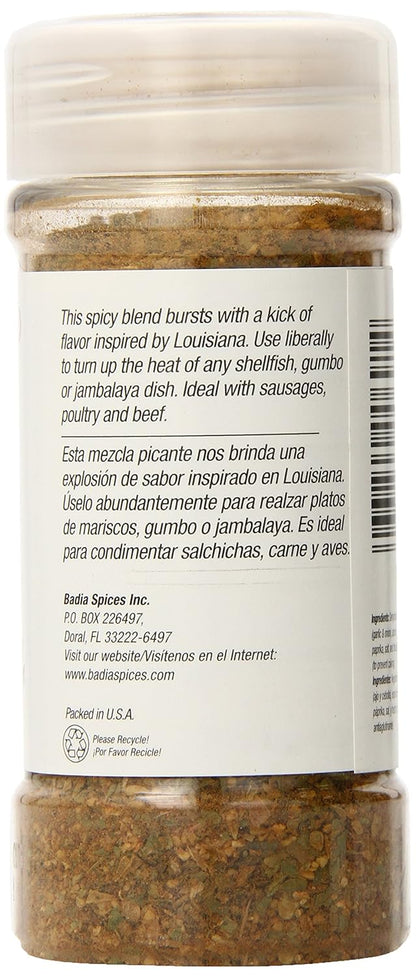 Badia Seasoning Louisiana Cajun (Sazonador), 2.75-Ounce Containers