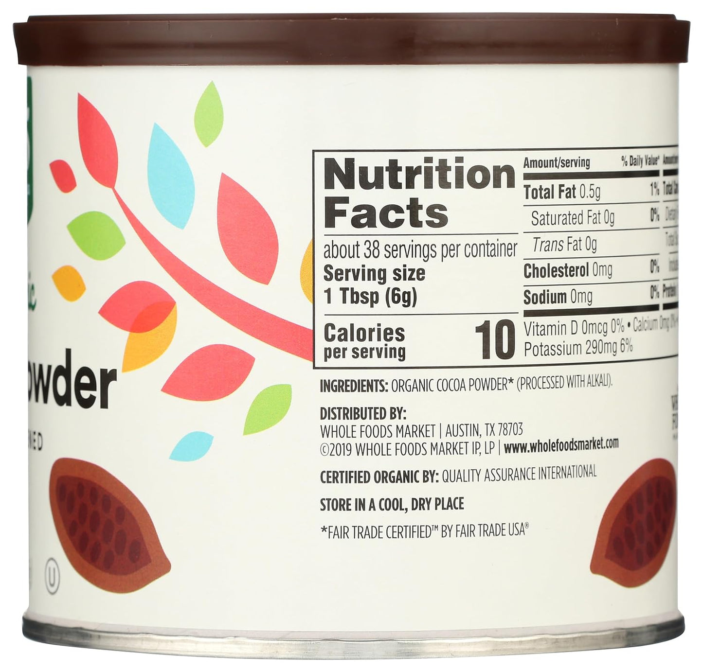 365 by Whole Foods Market, Organic Cocoa Powder, 8 Ounce