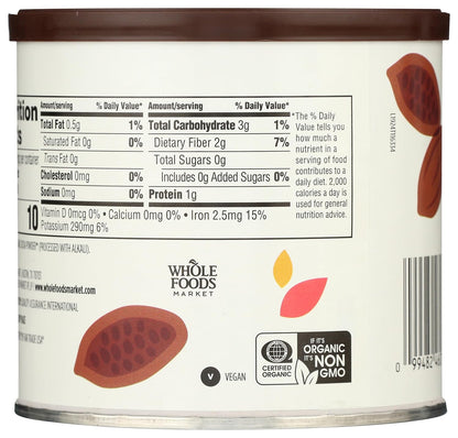 365 by Whole Foods Market, Organic Cocoa Powder, 8 Ounce