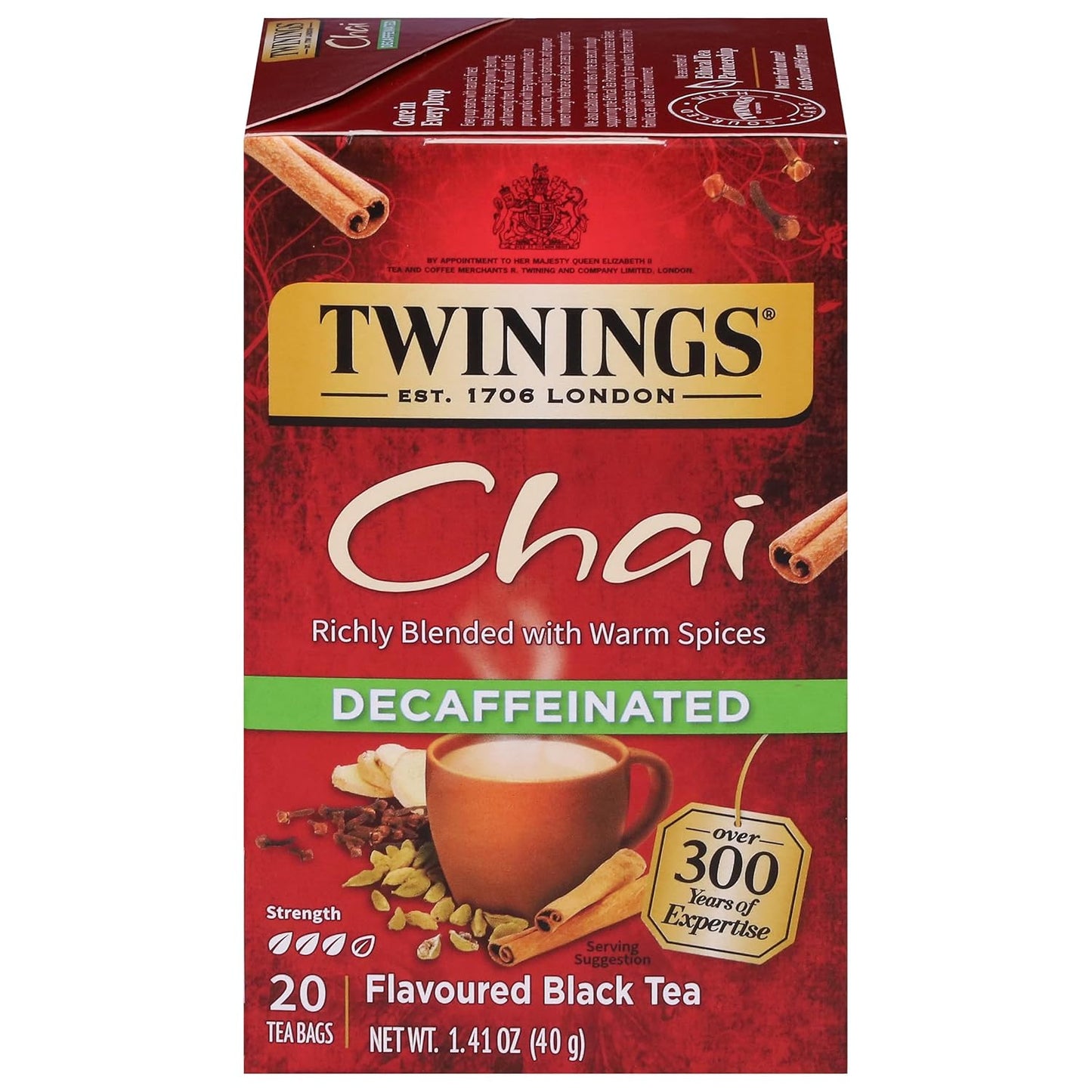 Twinings Mango & Pineapple Herbal Tea Individually Wrapped Bags, 20 Count (Pack of 6), Naturally Caffeine-Free, Enjoy Hot or Iced, 120 Teabags