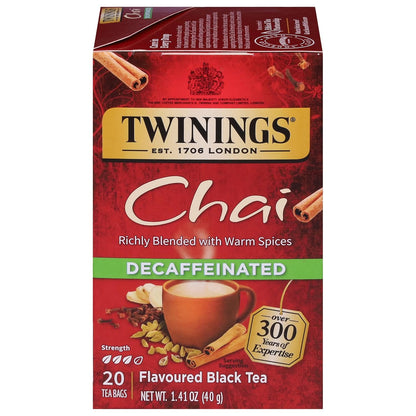 Twinings Mango & Pineapple Herbal Tea Individually Wrapped Bags, 20 Count (Pack of 6), Naturally Caffeine-Free, Enjoy Hot or Iced, 120 Teabags