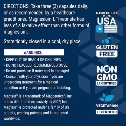Life Extension Neuro-Mag Magnesium L-Threonate, Magnesium L-threonate, Memory Health, Quick Thinking, Cognitive Health Support, Vegetarian, Non-GMO, 90 Vegetarian Capsules