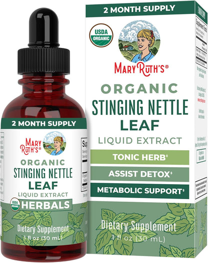 USDA Organic Ashwagandha Root Liquid Drops by MaryRuth's | Adaptogenic, Nervine, Neuroprotective | May Help Alleviate Stress & Regulate Homeostasis | Non-GMO, Vegan, 1oz