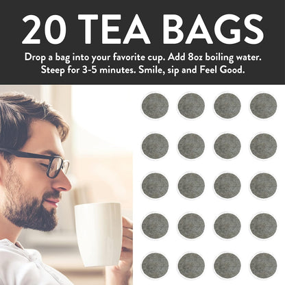 FGO Organic White Tea, Eco-Conscious Tea Bags, Packaging May Vary, 100 Count (Pack of 1)