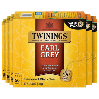 Twinings Mango & Pineapple Herbal Tea Individually Wrapped Bags, 20 Count (Pack of 6), Naturally Caffeine-Free, Enjoy Hot or Iced, 120 Teabags