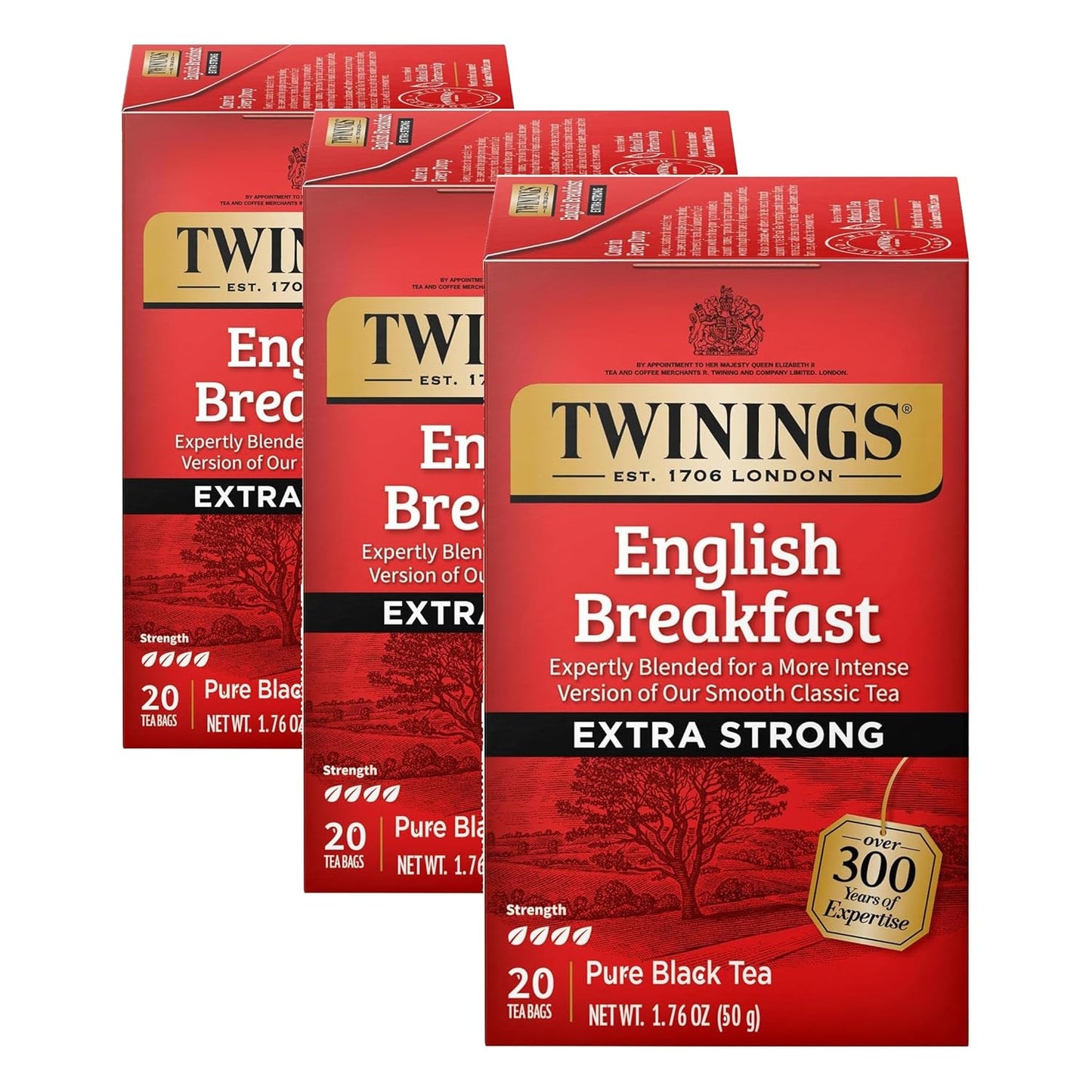 Twinings Mango & Pineapple Herbal Tea Individually Wrapped Bags, 20 Count (Pack of 6), Naturally Caffeine-Free, Enjoy Hot or Iced, 120 Teabags