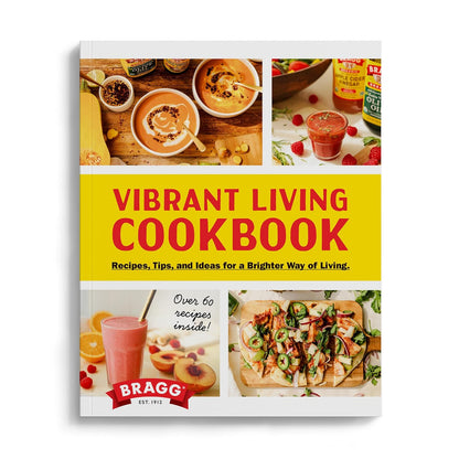 Bragg Organic Apple Cider Vinegar 64oz Cookbook Bundle – USDA Certified Organic – All Natural Ingredients