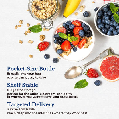 Vitalitown Probiotics 200 Billion CFUs 36 Strains | Shelf Stable, Acid & Bile Resistant | Intensive Digestive & Immune Support | Men & Women Probiotics | Vegan Non-GMO | 60 ct