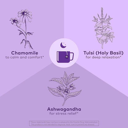 ORGANIC INDIA Tulsi Moringa Tea Bags - Holy Basil, Lemongrass, Moringa Leaves, Stress Relieving & Nourishing, Immune Support Tea, Vegan, Certified Organic, Caffeine-Free - 18 Infusion Bags, 6 Pack