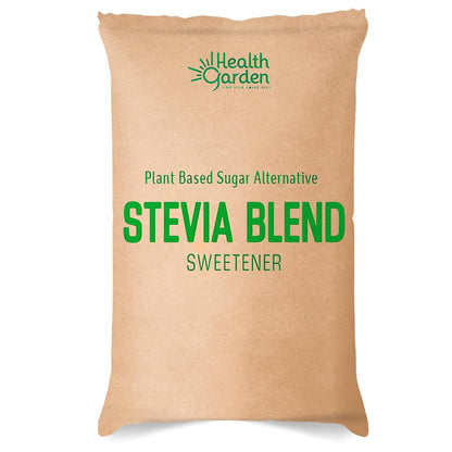 Health Garden Stevia Sweetener Powder - 4:1 Sugar Substitute - All Natural - Gluten Free - Keto Friendly - Tastes Like Sugar (2 lbs)