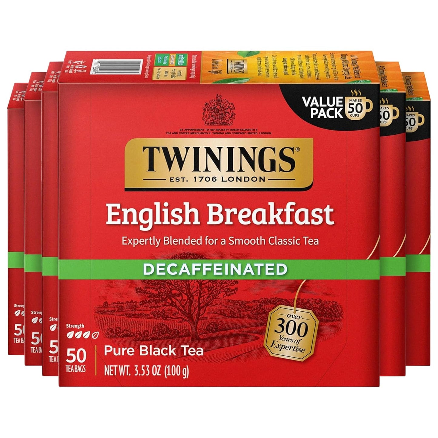 Twinings Mango & Pineapple Herbal Tea Individually Wrapped Bags, 20 Count (Pack of 6), Naturally Caffeine-Free, Enjoy Hot or Iced, 120 Teabags