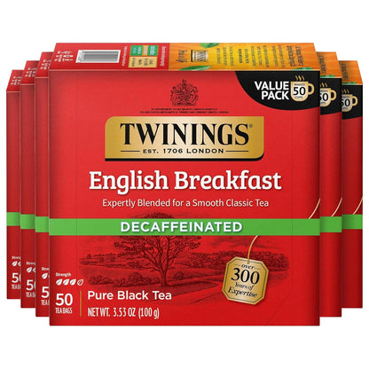Twinings Mango & Pineapple Herbal Tea Individually Wrapped Bags, 20 Count (Pack of 6), Naturally Caffeine-Free, Enjoy Hot or Iced, 120 Teabags