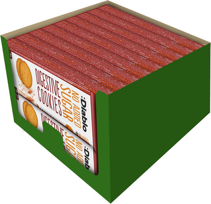 Diablo No Added Sugar Digestive Cookies – Low Sugar Snacks, Cookies Biscuits for All, Sweetened with Maltitol, Ideal for Gifting, Festive Hampers, Holiday Events & Special Occasions – 150g Pack of 1