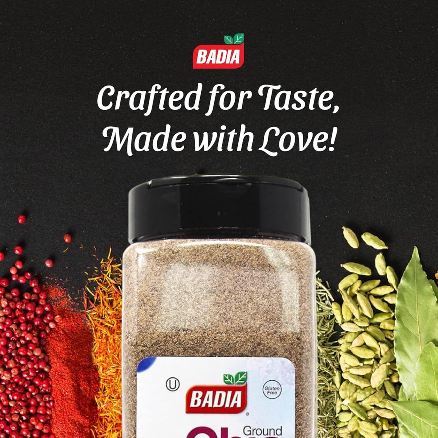 Badia Ground Chia Seeds, 16 oz – Superfood for Smoothies, Baking & Cooking – Source of Fiber, Omega-3 & Protein