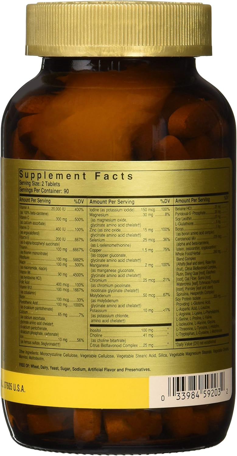 Solgar, Formula Vm 2000 Multinutrient System, 180 Count