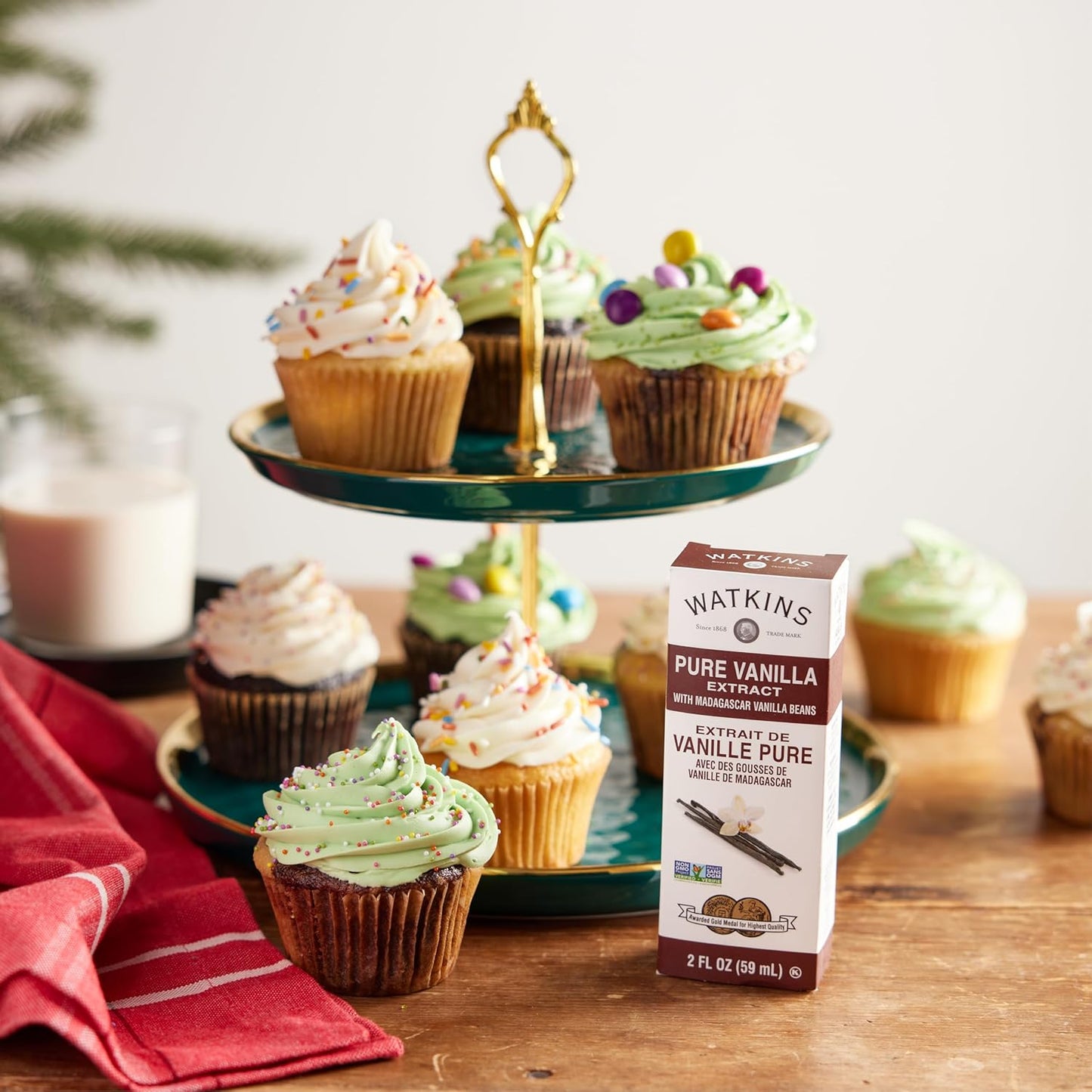 Watkins Organic Pure Vanilla Alcohol Free Flavoring, 2 Fl. Oz (Pack of 1)