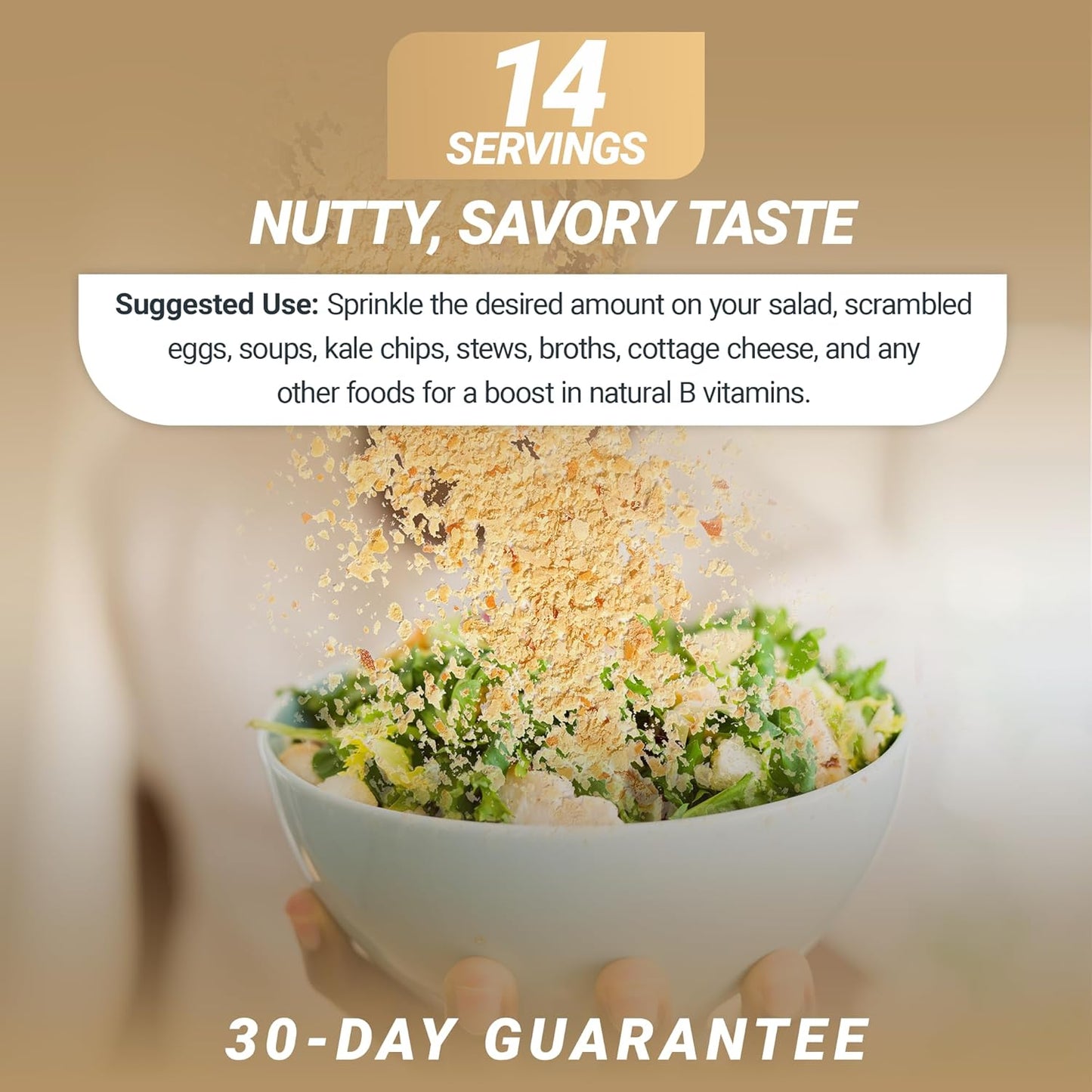 Dr. Berg's Premium Nutritional Yeast Flakes| Gluten Free & Non-GMO | Nutritional Yeast with B Vitamins | Keto & Vegan-Friendly Nutritional Yeast | 8oz