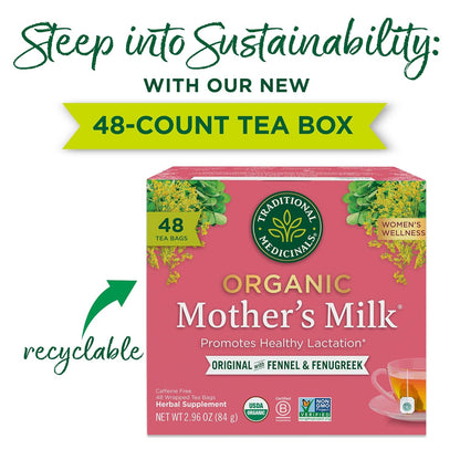 Traditional Medicinals Tea, Organic Healthy Cycle, Supports Healthy Menstrual Cycles, Includes Spearmint,16 Tea Bags