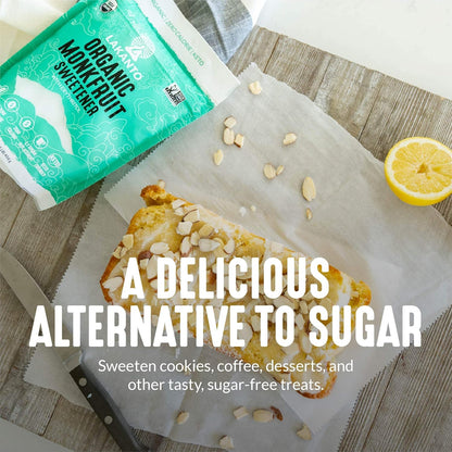 Lakanto Powdered Monk Fruit Sweetener with Erythritol - Powdered Sugar Substitute, Zero Calorie, Keto Diet Friendly, Zero Net Carbs, Baking, Extract, Sugar Replacement