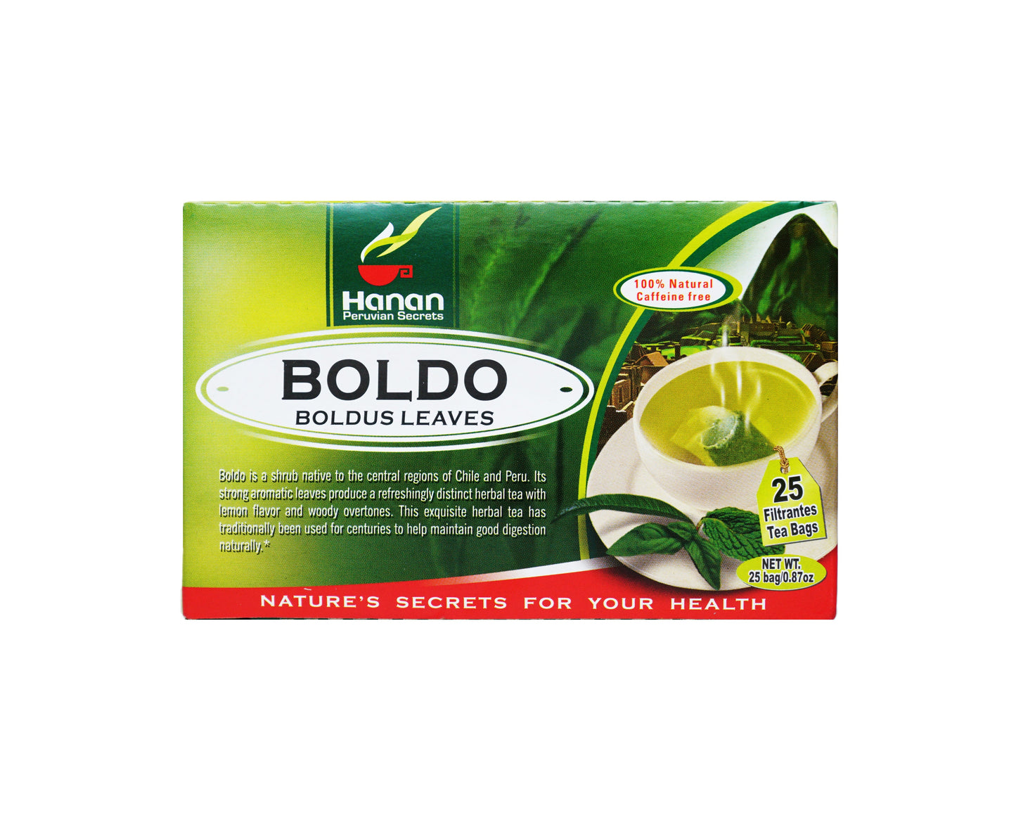 Boldus Leaves Herbal Tea | Boldo | 25 Teabags