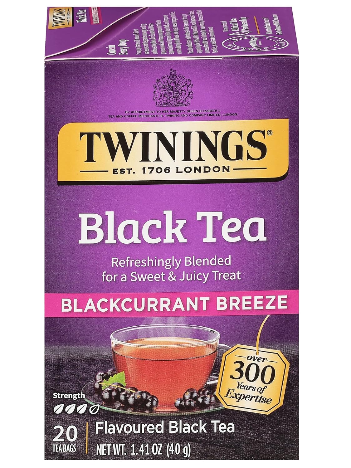 Twinings Mango & Pineapple Herbal Tea Individually Wrapped Bags, 20 Count (Pack of 6), Naturally Caffeine-Free, Enjoy Hot or Iced, 120 Teabags