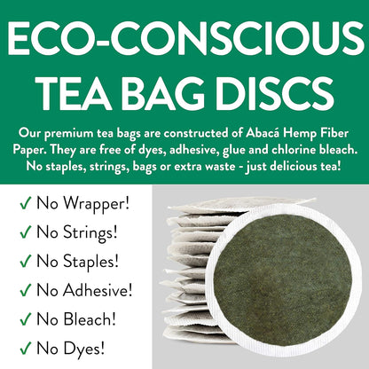 FGO Organic Nettle Leaf Tea, 100 Count, Eco-Conscious Tea Bags, Caffeine Free, Resealable Bag, Packaging May Vary (Pack of 1)
