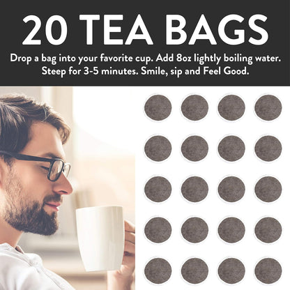 FGO Organic White Tea, Eco-Conscious Tea Bags, Packaging May Vary, 100 Count (Pack of 1)