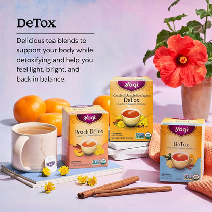 Yogi Tea Roasted Dandelion Spice DeTox Tea - 16 Tea Bags per