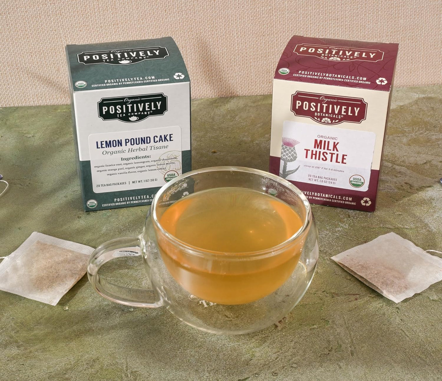 Organic Positively Botanicals Company, Anise Seed Herbal Tea Bags, 20 Count