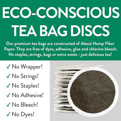 FGO Organic Nettle Leaf Tea, 100 Count, Eco-Conscious Tea Bags, Caffeine Free, Resealable Bag, Packaging May Vary (Pack of 1)