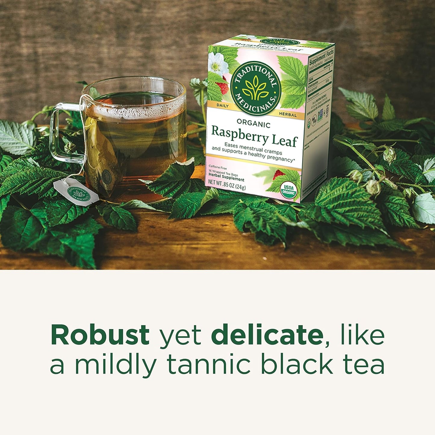 Traditional Medicinals Tea, Organic Healthy Cycle, Supports Healthy Menstrual Cycles, Includes Spearmint,16 Tea Bags