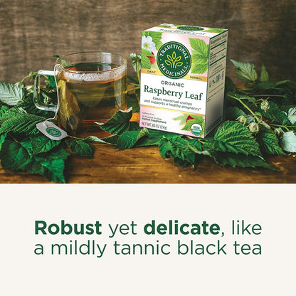 Traditional Medicinals Tea, Organic Healthy Cycle, Supports Healthy Menstrual Cycles, Includes Spearmint,16 Tea Bags