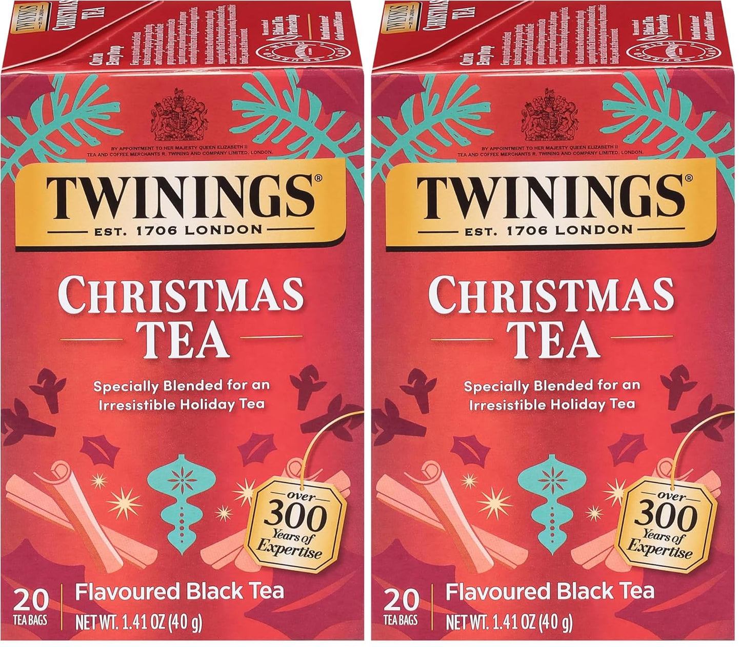 Twinings Mango & Pineapple Herbal Tea Individually Wrapped Bags, 20 Count (Pack of 6), Naturally Caffeine-Free, Enjoy Hot or Iced, 120 Teabags
