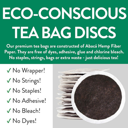 FGO Organic Nettle Leaf Tea, 100 Count, Eco-Conscious Tea Bags, Caffeine Free, Resealable Bag, Packaging May Vary (Pack of 1)