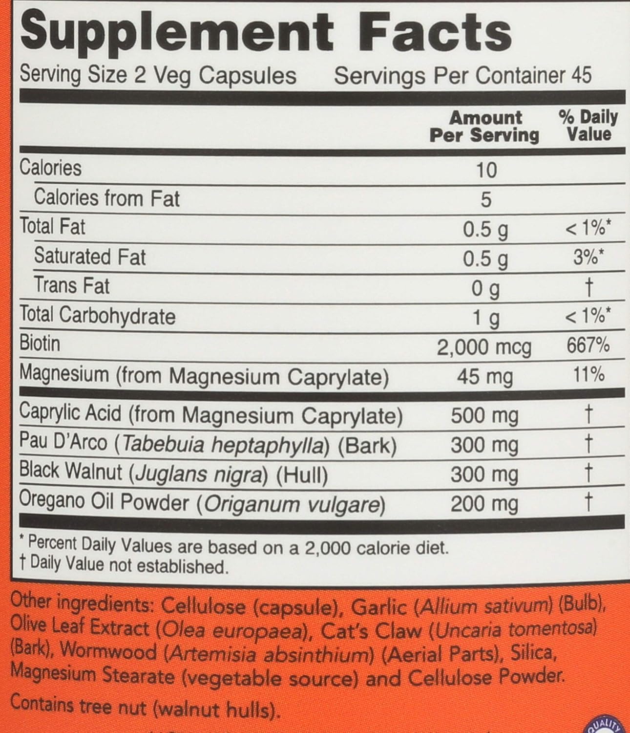 NOW Candida Support, 90 Count (Pack of 2)