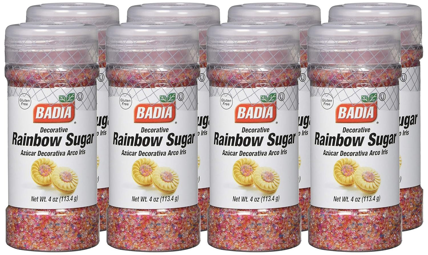 Badia Rainbow Sugar, 4 Oz