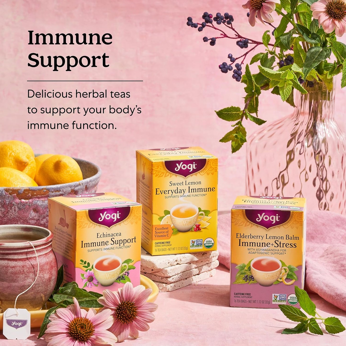 Yogi Tea - Egyptian Licorice Mint Tea (6 Pack) - Warming and Naturally Spicy Sweet - Caffeine Free - 96 Organic Herbal Tea Bags